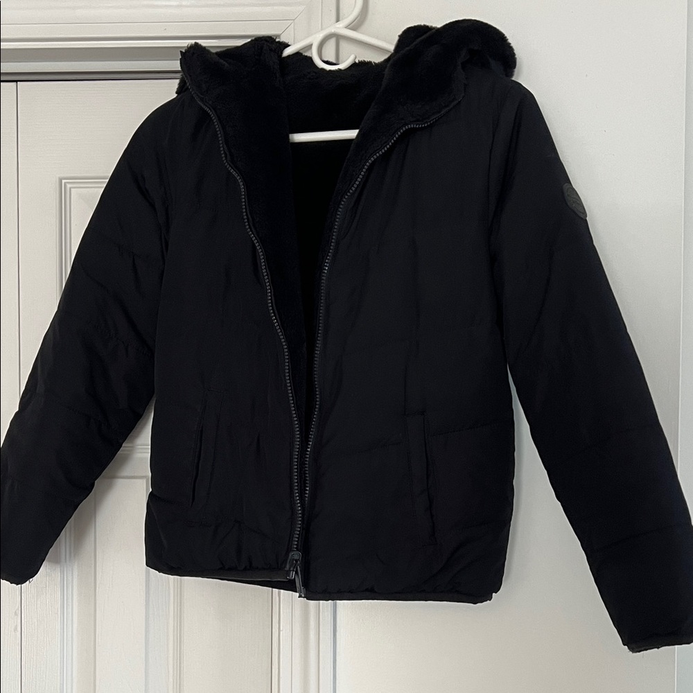 Abercrombie Kids Black Puffer Jacket